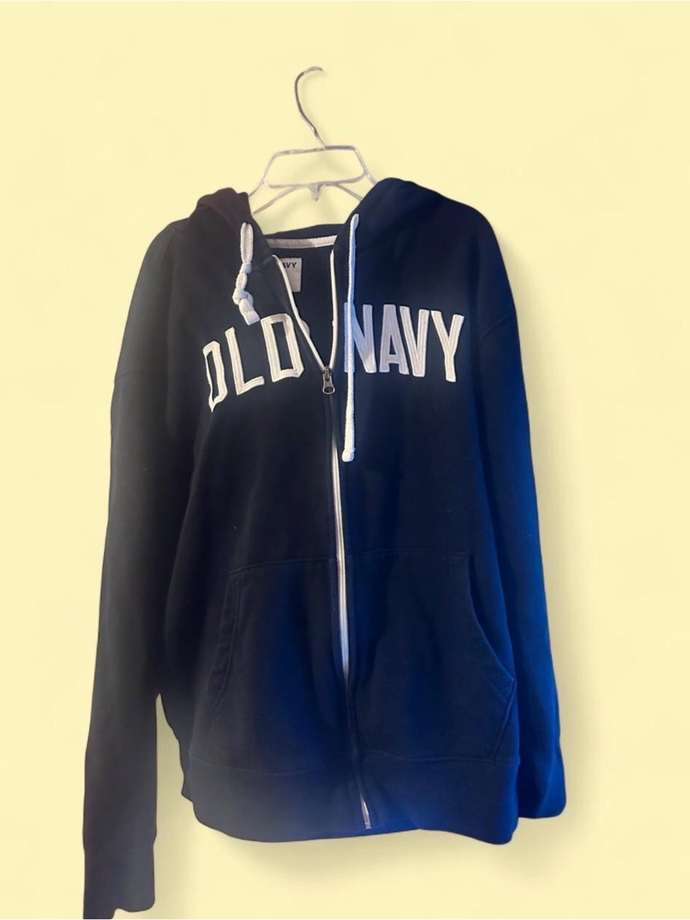 Old Navy women Navy Zip-Up Hoodie Jacket